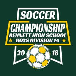 Soccer Championship - Soccer T-shirt Design T-Shirt Design - 2823