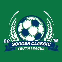 Soccer Classic Youth League - Soccer T-shirt Design T-Shirt Design - 2876