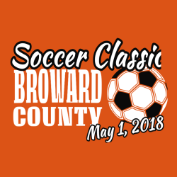 Soccer Classic Broward County - Soccer T-shirt Design T-Shirt Design - 2871