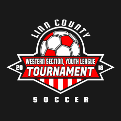 Soccer Tournament Linn County Western Section, Youth League - Soccer T-shirt Design T-Shirt Design -