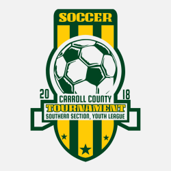 Soccer Tournament Carroll County Southern Section, Youth League - Soccer T-shirt Design T-Shirt Desi
