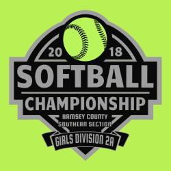 Softball Championship Ramsey County - Softball T-shirt Design T-Shirt Design - 2718