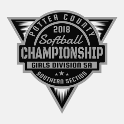 Potter County Softball Championship - Softball T-shirt Design T-Shirt Design - 2723