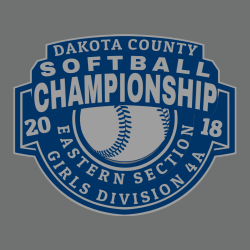 Dakota County Softball Championship - Softball T-shirt Design T-Shirt Design - 2716
