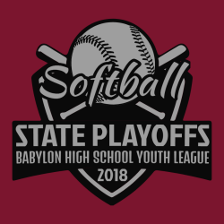 State Playoffs Youth League Softball - Softball T-shirt Design T-Shirt Design - 2735