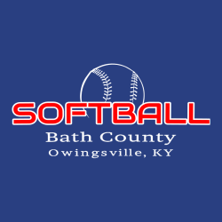 Softball Bath County Owingsville, Ky - Softball T-shirt Design T-Shirt Design - 1964