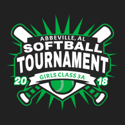 Softball Tournament - Softball T-shirt Design T-Shirt Design - 2691