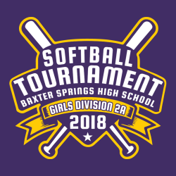 Softball Tournament - Softball T-shirt Design T-Shirt Design - 2703