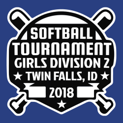 Softball Tournament - Softball T-shirt Design T-Shirt Design - 2694