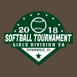 Softball Tournament - Softball T-shirt Design T-Shirt Design - 2692