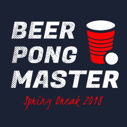 Beer Pong T-Shirt Design - 3688