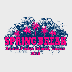 Spring Break Padre Island T-Shirt Design - 3643