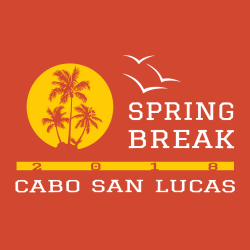 Spring Break Cabo T-Shirt Design - 3628