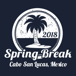 Spring Break Cabo T-Shirt Design - 3630