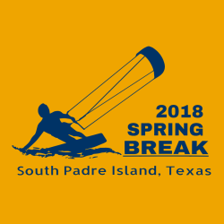 Spring Break Padre Island T-Shirt Design - 3633
