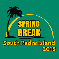 Spring Break Padre Island T-Shirt Design - 3634