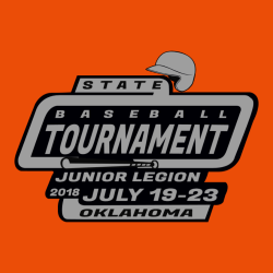 State Baseball Tournament Oklahoma T-Shirt Design - 2455