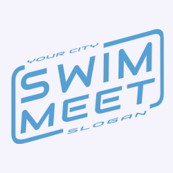 Swim Meet - Swimming T-shirt Design T-Shirt Design - 2043