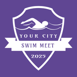 Swim Meet - Swimming T-shirt Design T-Shirt Design - 2052