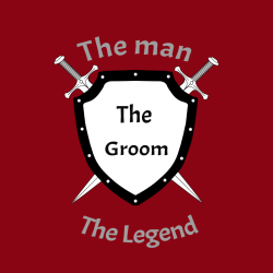 The Man The Groom The Legend - Wedding T-shirt Design T-Shirt Design - 75