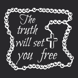 The Truth Will Set You Free - Christian T-shirt Design T-Shirt Design - 3832