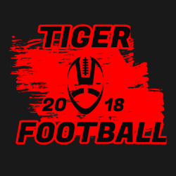 Tiger Football 20 18 - Fanwear T-shirt