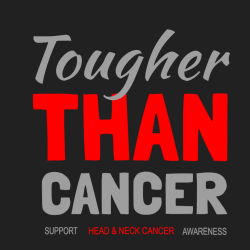 Than Tougher Support Cancer Head & Neck Cancer Awareness - Cancer Awareness T-shirt Design T-Shi