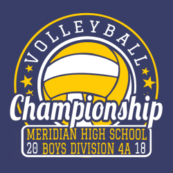 Volleyball Championship - Volleyball T-shirt Design T-Shirt Design - 2758