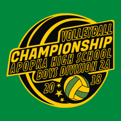 Volleyball Championship - Volleyball T-shirt Design T-Shirt Design - 2755