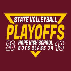 State Volleyball Playoffs - Volleyball T-shirt Design T-Shirt Design - 2783