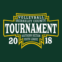 Berkeley County Tournament Volleyball Southern Section Youth League - Volleyball T-shirt Design T-Sh