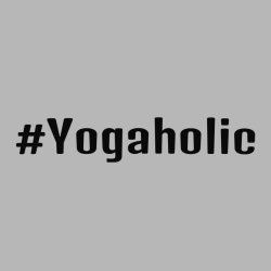 #yogaholic - Yoga T-shirt Design T-Shirt Design - 2129