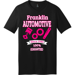 Franklin Automotive Since 1980 100% Guaranteed - Mechanic T-shirt Design T-Shirt Design - 511