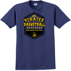 Basketball Pirates - Basketball T-shirt Design T-Shirt Design - 756