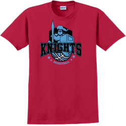 Knights Basketball - Basketball T-shirt Design T-Shirt Design - 736