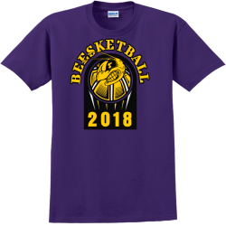 Beesketball 2018 - Basketball T-shirt Design T-Shirt Design - 672