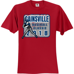 Baseball Classic Gainsville T-Shirt Design - 69
