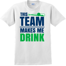 This Team Makes Me Drink Baseball T-shirt Design T-Shirt Design - 912