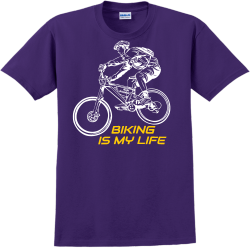 Biking Is My Life - Biking T-shirts Design T-Shirt Design - 2149