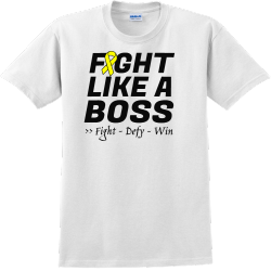 Fight Like A Boss  - Cancer Awareness T-shirt Design T-Shirt Design - 1108