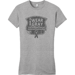 Wear I Gray For Someone Special Support Brain Cancer Awareness - Cancer Awareness T-shirt Design T-S