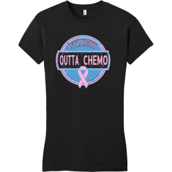 Straight Outta Chemo - Cancer Awareness T-shirt Design T-Shirt Design - 1073