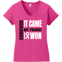 Survivor We Fought It Came I Won - Cancer Awareness T-shirt Design T-Shirt Design - 1101