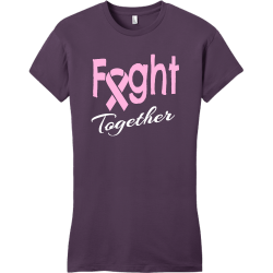 Fight Together - Cancer Awareness T-shirt Design T-Shirt Design - 1047