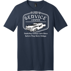 Center Service Restoring Vintage Cars Since Before They Were Vintage Tom's - Mechanic T-shirt Design