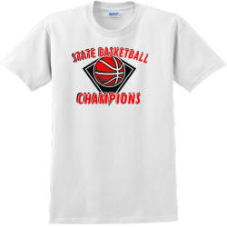 State Basketball Champions - Basketball T-shirt Design T-Shirt Design - 1349