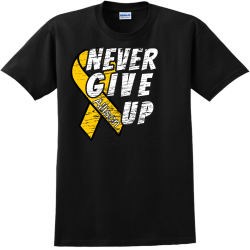 Never Give Up Allison - Cancer Awareness T-shirt Design T-Shirt Design - 1141
