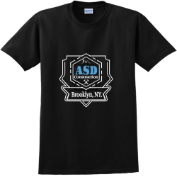 Asd Constraction Brooklyn, Ny. - Construction T-shirt Design T-Shirt Design - 161
