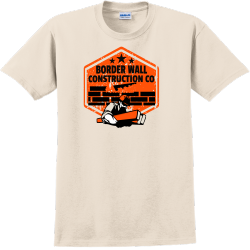 Border Wall Construction Co - Construction T-shirt Design T-Shirt Design - 1022