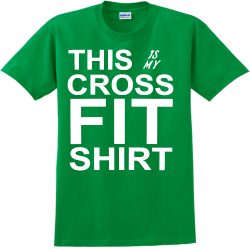 This Is My Crossfit Shirt - Fitness T-shirt Design T-Shirt Design - 1495